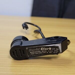 Microphone 12948G-01 M-1/DC David Clark Co. amplified dynamic aviation headset